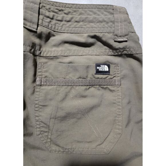 NORTH‎ FACE Ripstop Women Sz 6 Shorts Hiking Outdoor Active 14" Inseam OD Green - Picture 3 of 12
